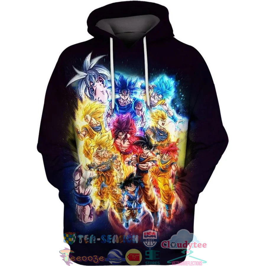 The Legacy Of Goku Dragon Ball 3D Hoodie The Legacy Of Goku Dragon Ball 3D Hoodie