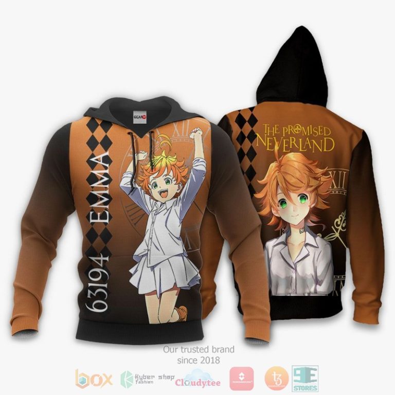 The-Promised-Neverland-Emma-Anime-3D-Hoodie-Bomber-Jacket-3