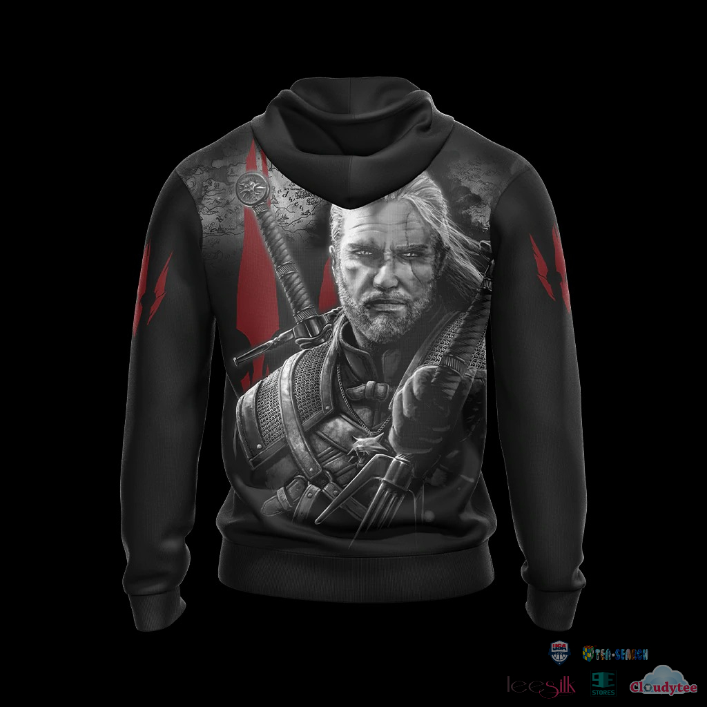 The Witcher Geralt Evil Is Evil Unisex 3D Zip Hoodie T-Shirt The Witcher Geralt Evil Is Evil Unisex 3D Zip Hoodie T-Shirt