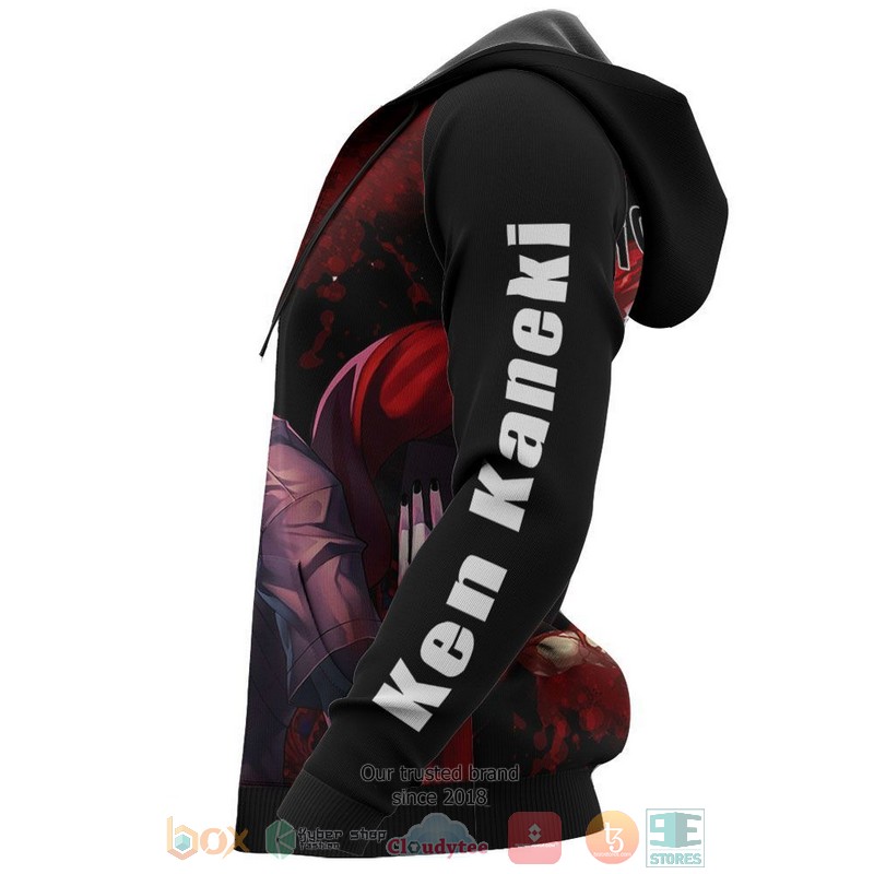 Tokyo Ghoul Ken Kaneki Anime 3D Hoodie Tokyo Ghoul Ken Kaneki Anime 3D Hoodie