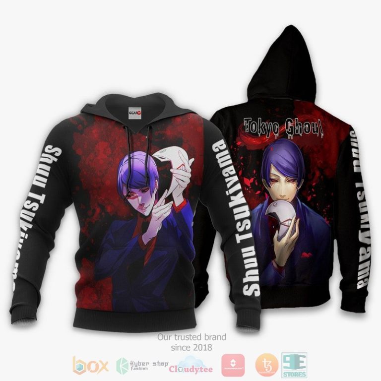 Tokyo-Ghoul-Shuu-Tsukiyama-Anime-3D-Hoodie-Bomber-Jacket-3
