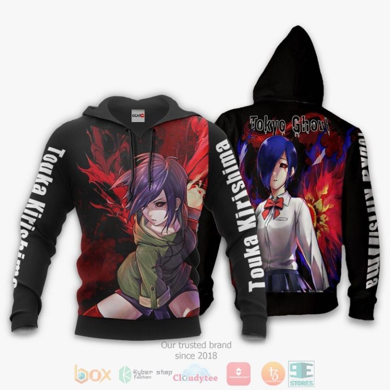 Tokyo-Ghoul-Touka-Kirishima-Anime-3D-Hoodie-Bomber-Jacket-3