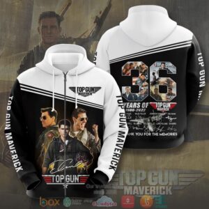 Top Gun Tom Cruise Maverick 1986 2022 3D Shirt