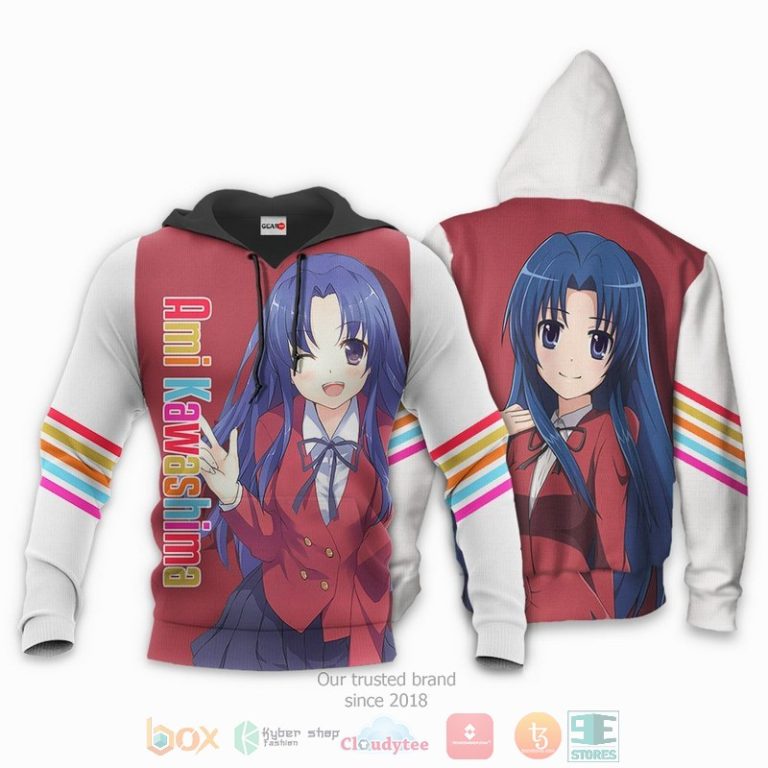 Toradora-Ami-Kawashima-Anime-3D-Hoodie-Bomber-Jacket-3