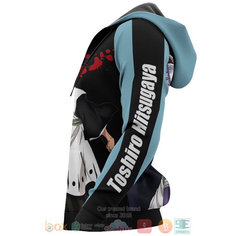 Toshiro Hitsugaya Bleach Anime 3D Hoodie Toshiro Hitsugaya Bleach Anime 3D Hoodie