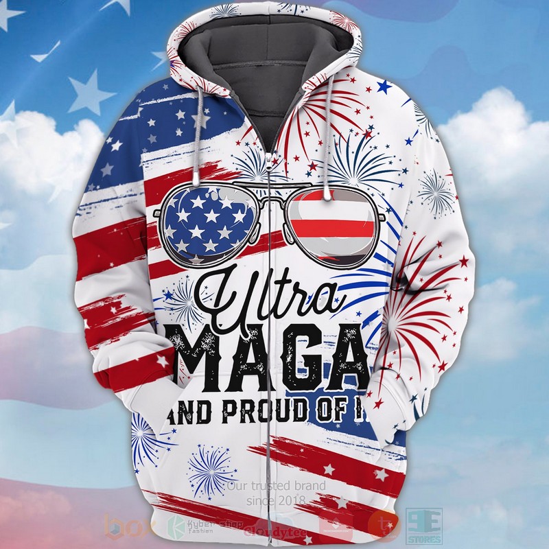 Ultra Maga And Proud Of It Blue-White 3D Hoodie Ultra Maga And Proud Of It Blue-White 3D Hoodie