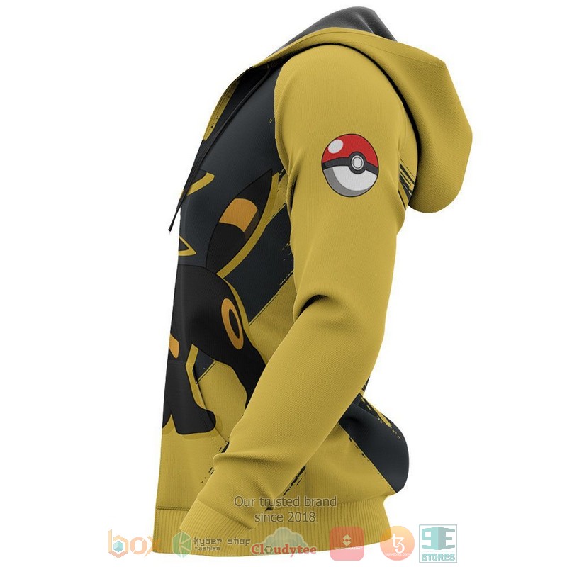 Umbreon Pokemon Anime 3D Hoodie Umbreon Pokemon Anime 3D Hoodie