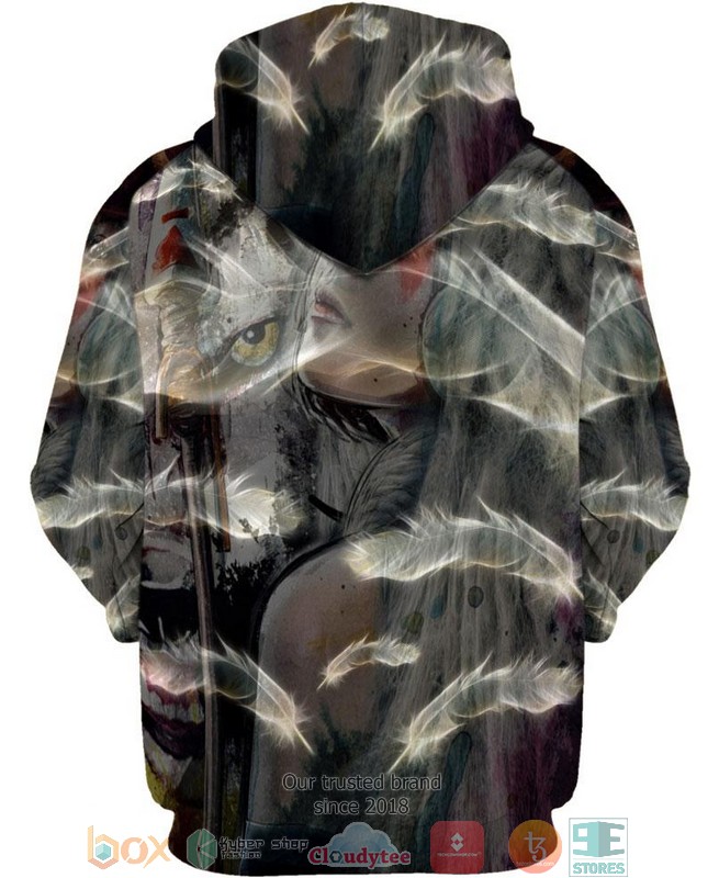 Unique-Native-Skull-3D-Hoodie-2