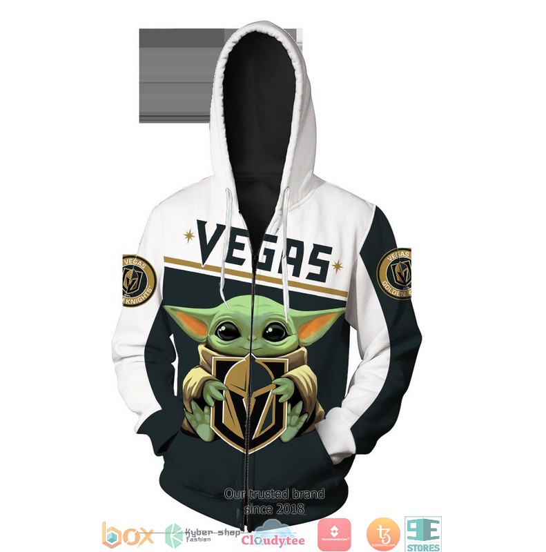 Vegas Golden Knights Baby Yoda 3D Full All Over Print Shirt Vegas Golden Knights Baby Yoda 3D Full All Over Print Shirt
