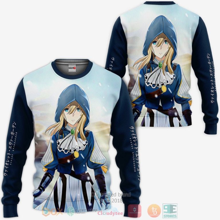 Violet-Evergarden-Anime-3D-Hoodie-Bomber-Jacket-2