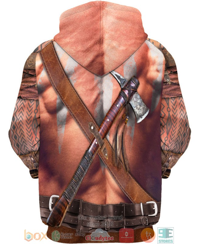 Warrior-Style-Native-Ameican-3D-Shirt-Hoodie-2