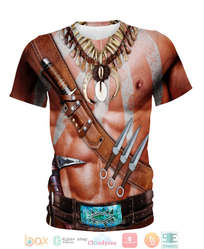 Warrior Style Native Ameican 3D Shirt Warrior Style Native Ameican 3D Shirt