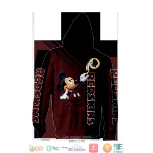 Washington Redskins Mickey Mouse 3D Full All Over Print Shirt