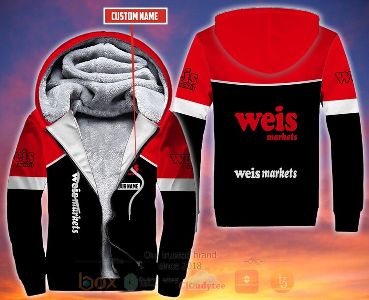 Weis Markets Personalized Fleece 3D Hoodie Weis Markets Personalized Fleece 3D Hoodie