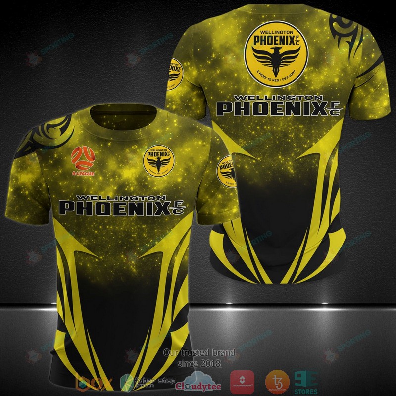 Wellington Phoenix Fc Yellow 3D Hoodie Wellington Phoenix Fc Yellow 3D Hoodie