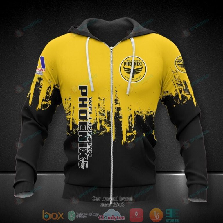 Wellington-Phoenix-Fc-Yellow-Black-3D-Shirt-Hoodie-3