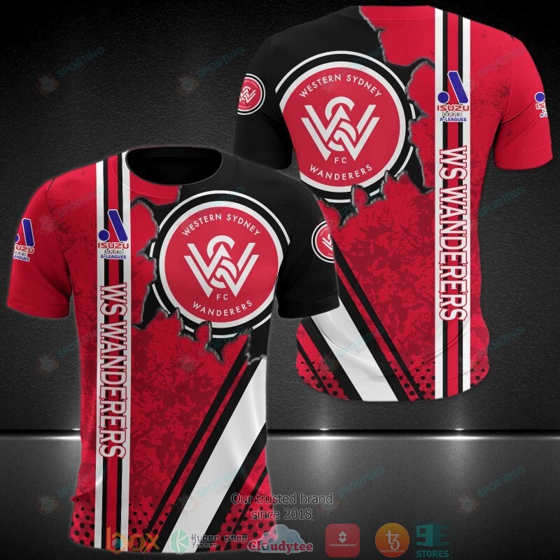 Western Sydney Wanderers Fc Isuzu Ute A-League 3D Shirt Western Sydney Wanderers Fc Isuzu Ute A-League 3D Shirt