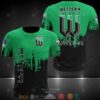 Western United Fc Green Black 3D Shirt