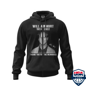 William Hurt 1950 2022 Thank You For The Memories 3D Hoodie Apparel- Saleoff