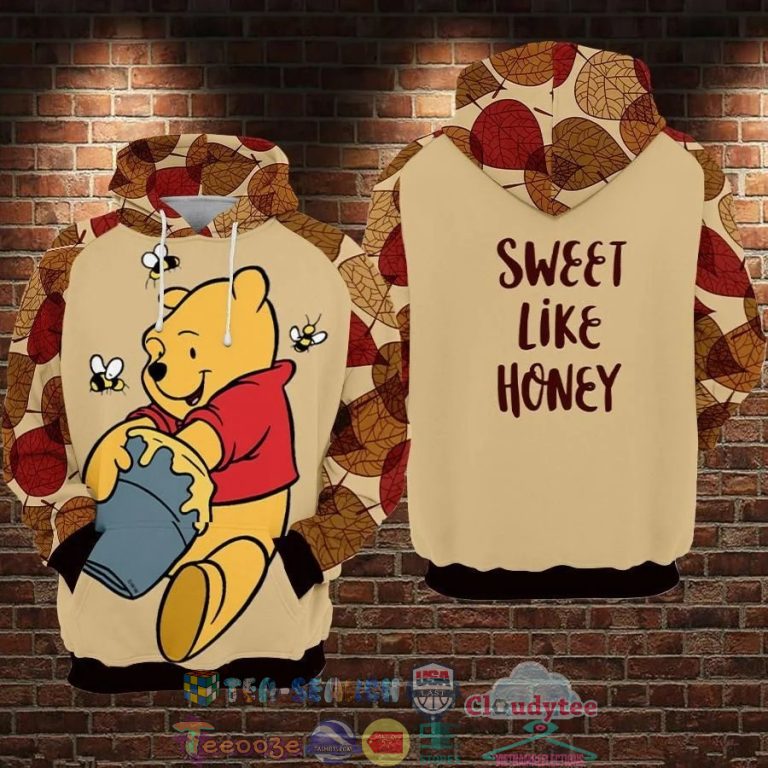 Winnie-The-Pooh-Sweet-Like-Honey-3D-Hoodie-1