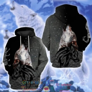 Wolf Native 3D Hoodie