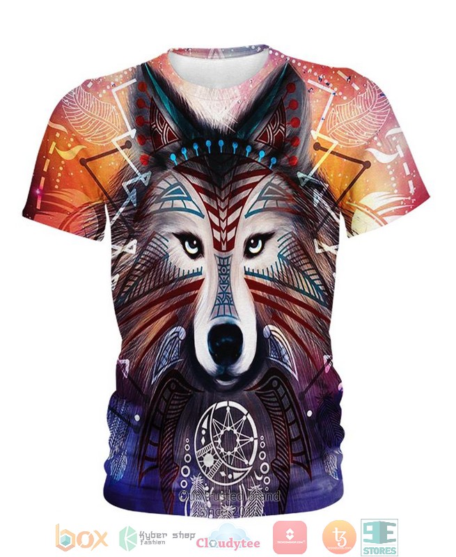 Wolf Native 3D Shirt Wolf Native 3D Shirt