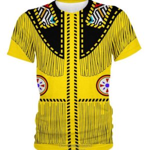Yellow Native Purple 3D Shirt