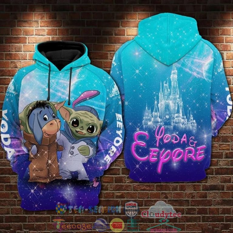 Yoda-And-Eeyore-Disney-Castle-3D-Hoodie-1