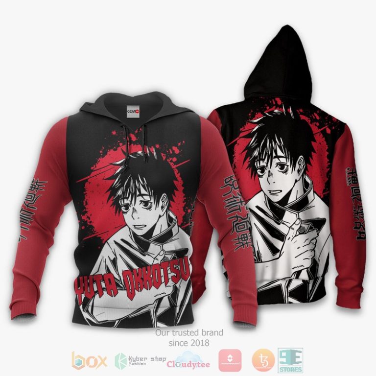 Yuta-Okkotsu-Jujutsu-Kaisen-Anime-Monochrome-3D-Hoodie-Bomber-Jacket-3
