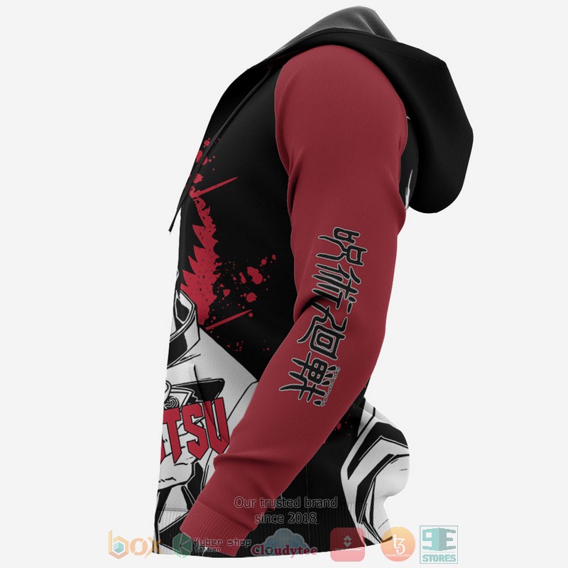 Yuta Okkotsu Jujutsu Kaisen Anime Monochrome 3D Hoodie Yuta Okkotsu Jujutsu Kaisen Anime Monochrome 3D Hoodie