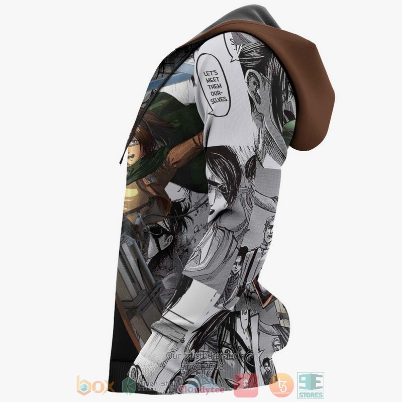 Zoe Hange Attack On Titan Anime Manga Style 3D Hoodie Zoe Hange Attack On Titan Anime Manga Style 3D Hoodie